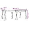 vidaXL Gazebo with Curtains Taupe 19.7'x9.8' Steel