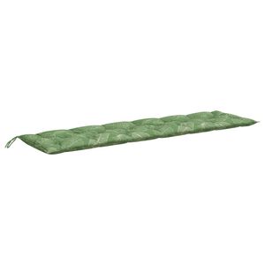 vidaXL Garden Bench Cushion Leaf Pattern 100% Polyester