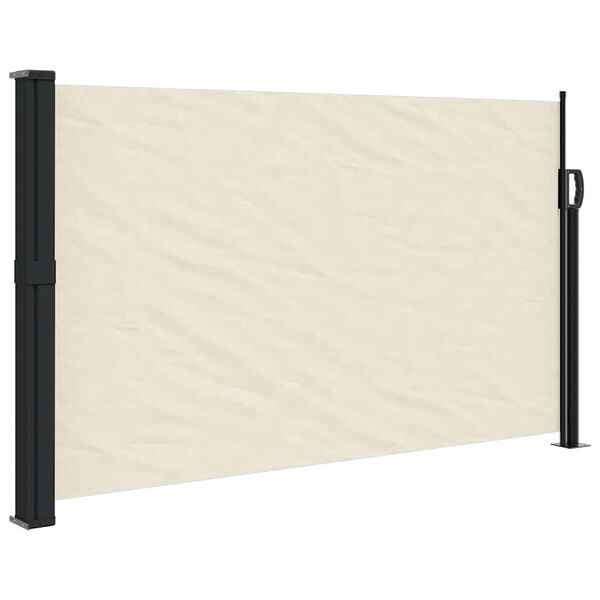 vidaXL Cream Retractable Side Awning