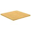 vidaXL Table Top Bamboo Bamboo with a varnish finish 16x16 in Durable