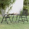 vidaXL Garden Dining Set Anthracite