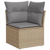 vidaXL Garden Sofa Set Mix beige, Light grey