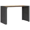 vidaXL Garden Bar Table Black