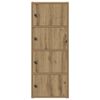 vidaXL Bookcase Artisan Oak Engineered Wood Standard Bookcase