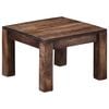 vidaXL Coffee Table Dark Brown Solid Mango Wood Small Durable