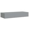 vidaXL Drawer Shelf Grey MDF 23.6 x 9.3 x 3.9 in Drawer Shelf
