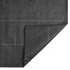 vidaXL Weed Membrane Black 100% Polypropylene 6.6 x 32.8 feet Durable