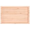 vidaXL Bathroom Countertop 39.4 x 23.6 x (0.8-2.4) " Untreated Solid Wood