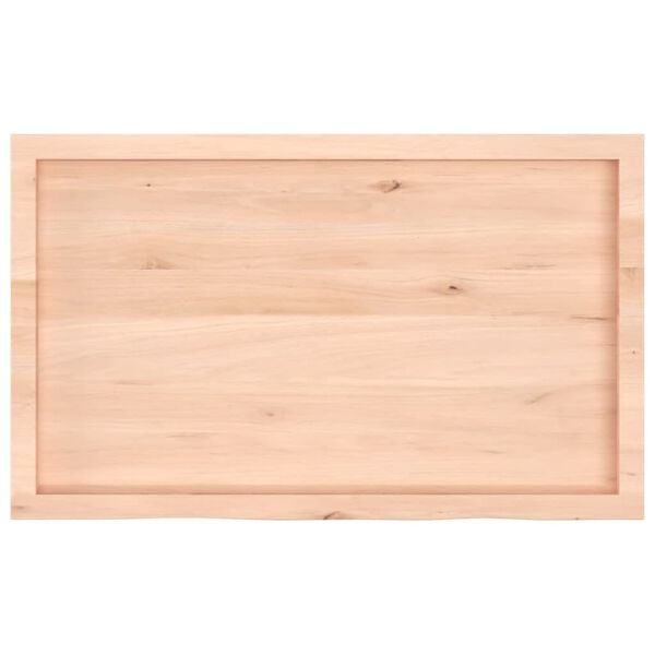 vidaXL Bathroom Countertop 39.4 x 23.6 x (0.8-2.4) " Untreated Solid Wood