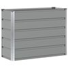 vidaXL Planter Light Grey 39.37 x 15.75 x 29.53 in Steel