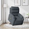 vidaXL Electric Stand Up Massage Recliner Chair Dark gray