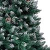 vidaXL Artificial Christmas Tree Green 70.9" PVC and Steel and Plastic