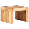 vidaXL Side Table Natural Wood Solid Acacia wood Small Durable