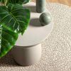 vidaXL Rug Cream 100% Polypropylene &Oslash; 35.4 in UV-resistant materials