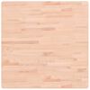 vidaXL Table Top Natural Beech Solid Beech Wood 31.5x31.5 in