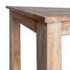 vidaXL Dining Table Natural wood finish Solid mahogany wood