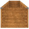 vidaXL Garden Raised Bed Normal metal color Corten steel Large