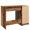 vidaXL Desk Old Wood Engineered Wood Medium Computer Desk Rectangular
