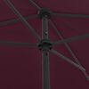 vidaXL Beach Parasol Bordeaux red Polyester