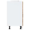 vidaXL Kitchen Base Cabinet Old wood Engineered wood Medium
