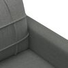 vidaXL Sofa Set Dark Grey Fabric, Metal, Textilene, Plywood Large