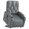 vidaXL Stand Up Massage Recliner Chair Gray