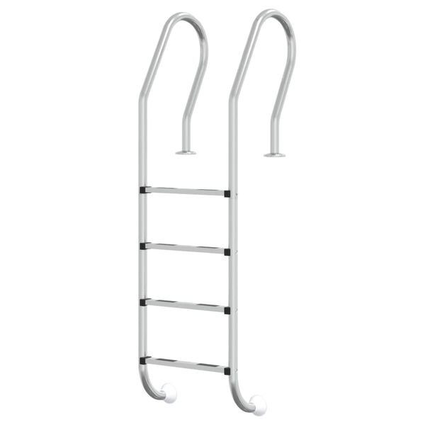 vidaXL Pool Ladder Silver 304 Stainless Steel Standard