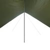 vidaXL Camping Tarp Olive Green 172.4x148.0x83.5" Waterproof