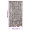 vidaXL Insect Curtain Brown and White 39.4x86.6" Chenille