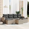vidaXL Garden Sofa Set Light Grey, Dark Grey