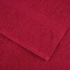vidaXL Towel Set of 4 Red 100% Cotton XXL Bath Towel Rectangular