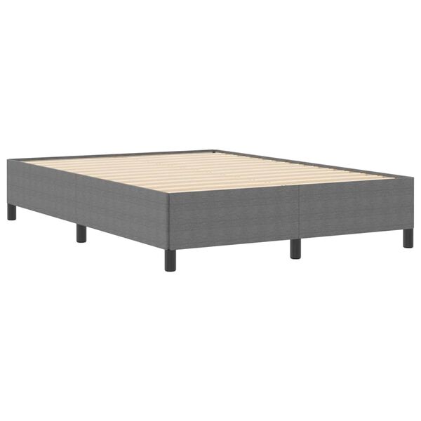vidaXL Bed Frame Light gray 63" x 78.7" Corduroy fabric