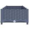vidaXL Raised Bed Blue grey Polypropylene Medium Durable Raised Bed