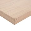 vidaXL Floating Shelf Oak Engineered wood with oak veneer, metal Medium