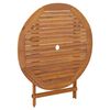 vidaXL Garden Dining Set Natural wood Solid Acacia Wood Large Foldable
