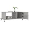 vidaXL Coffee Table Concrete Grey Engineered Wood, Iron
