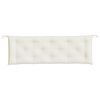 vidaXL Garden Bench Cushion Melange cream 100% polyester