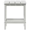 vidaXL Adirondack Side Table White 38 x 38 x 46 cm HDPE