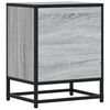 vidaXL Bedside Cabinet Gray Sonoma Engineered wood Medium