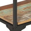 vidaXL Coffee Table Multicolored Solid reclaimed wood, powder-coated steel
