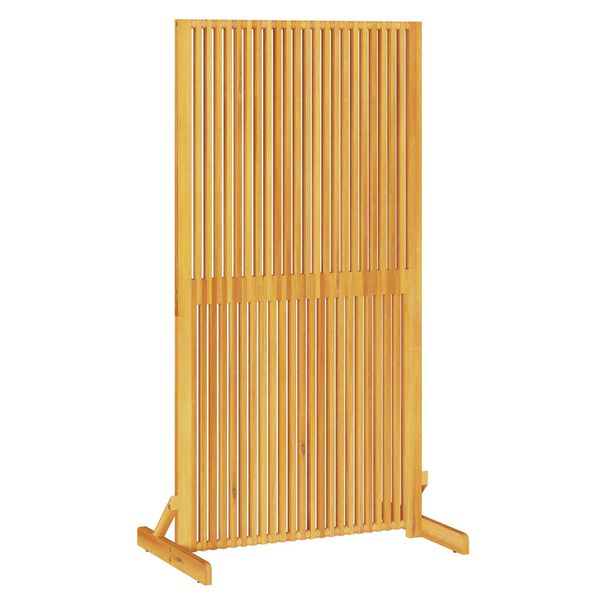 vidaXL Privacy Screen Brown 79.5 x 50 x 150 cm Solid Acacia wood