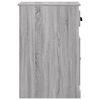 vidaXL Side Cabinet Grey Sonoma Engineered Wood Standard Side Cabinet