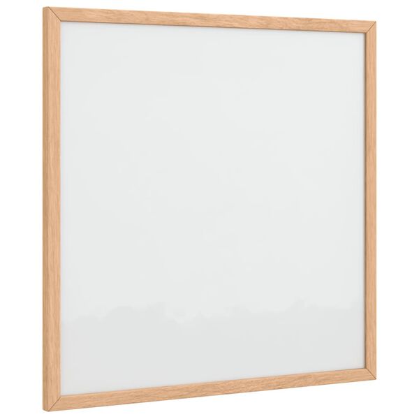 vidaXL Magnetic Whiteboard with Solid Pine Wood Frame 15.7x15.7"