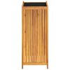 vidaXL Garden Planter Natural Wood Solid Acacia wood 39.4 in height