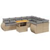 vidaXL Garden Sofa Set Beige