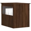vidaXL Dog Crate Furniture Brown Oak Engineered wood and steel