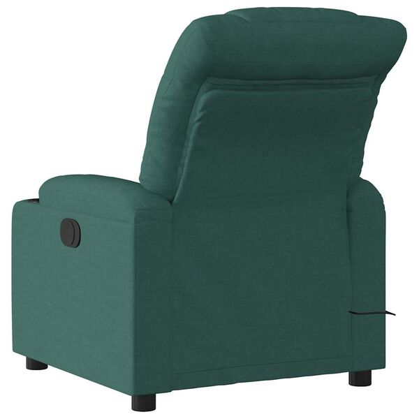vidaXL Massage Recliner Chair Dark green