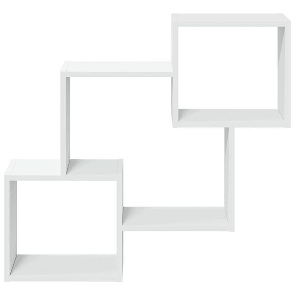 vidaXL Wall Cabinet White Engineered Wood Medium Wall Cabinet