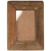 vidaXL Photo Frame Set of 2 Varied wood shades