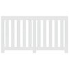 vidaXL Radiator Cover White 58.7x7.9x32.3" Engineered Wood